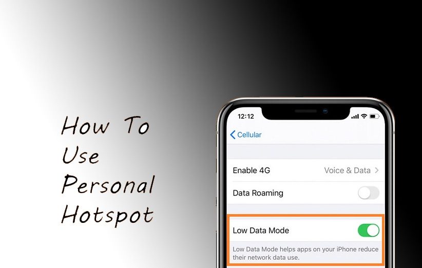 نحوه فعال کردن هات اسپات Hotspot آیفون