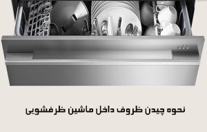 نحوه چیدن ظروف در ماشین ظرفشویی