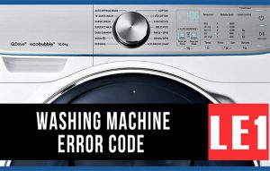 کد خطا یا ارور ماشين لباسشویی ال جی lg و سامسونگ samsung