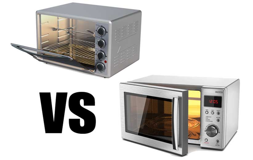 مقایسه مایکروویو Microwave و تستر toaster