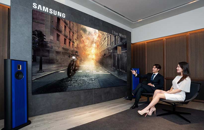 معرفی تلویزیون 292 اینچ 8K سامسونگ با فناوری میکرو LED