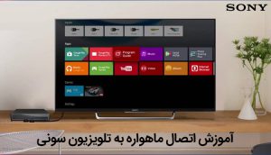 نحوه اتصال ماهواره به تلویزیون سونی ، وصل کردن رسیور